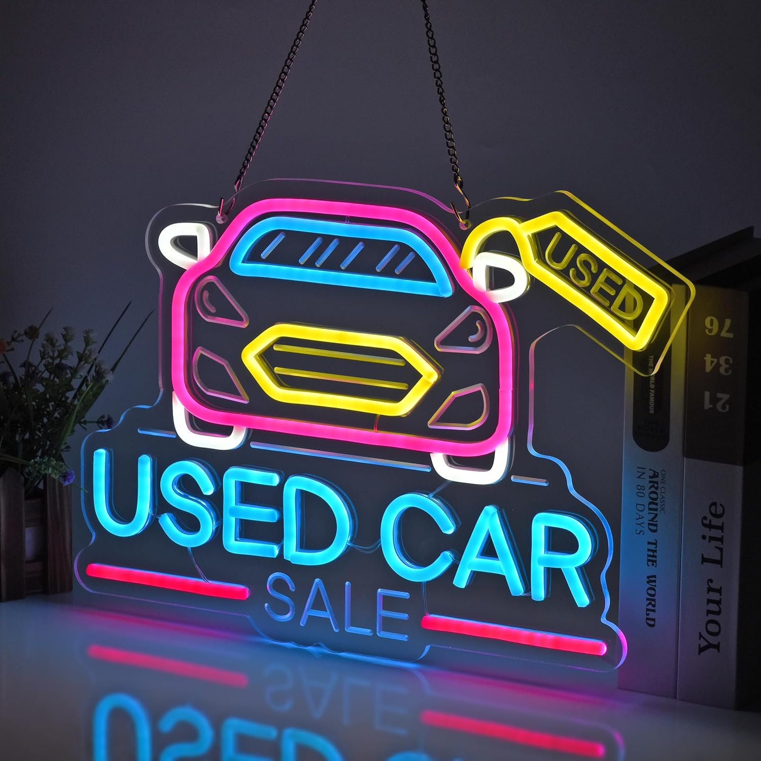 Used Car Sale Neon Sign USB Po - đánh giá và giá Auto Repair Shop For Sale